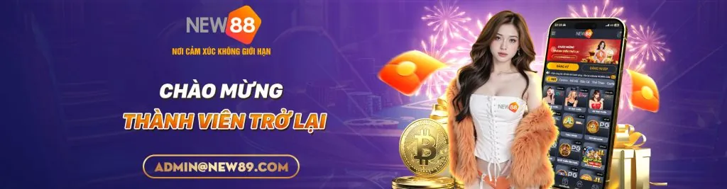 Biểu ngữ khuyến mãi chào mừng thành viên mới với tiền thưởng lớn